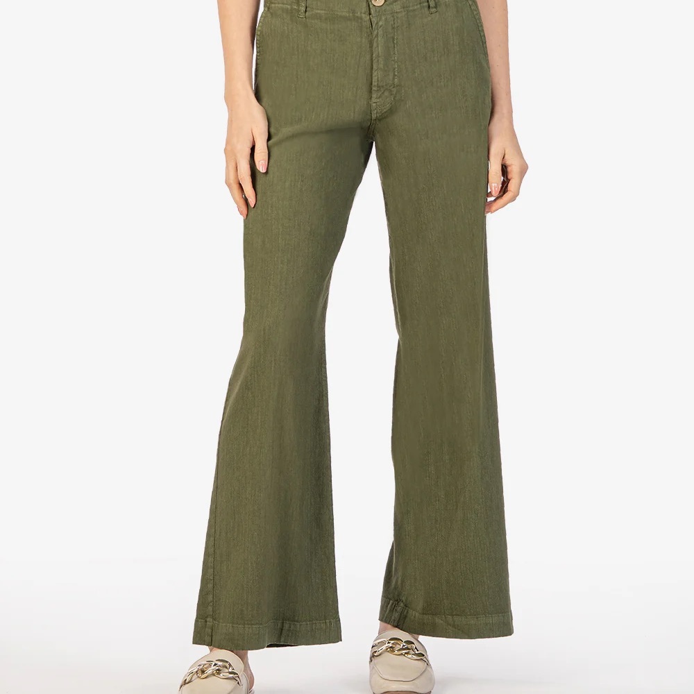 Meg wide leg linen pants currently sell in stores and online for 89$